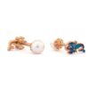 princess stud white pearl